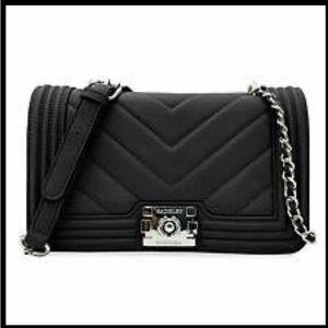 Badgley Mischka Black Quilted Crossbody Bag
